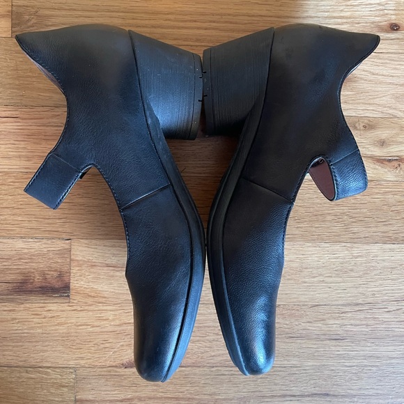 Dansko Women’s Size 39 Roxanne Burnished Nubuck Black Leather Mary Jane - Picture 3 of 10